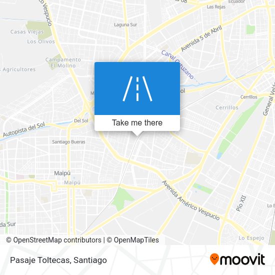 Mapa de Pasaje Toltecas