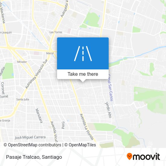 Mapa de Pasaje Tralcao