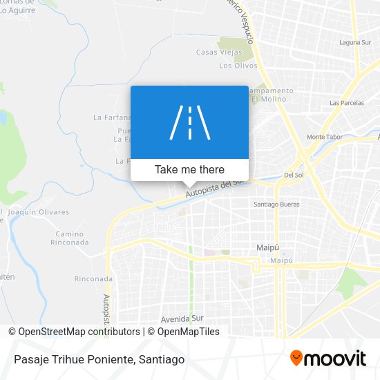 Mapa de Pasaje Trihue Poniente