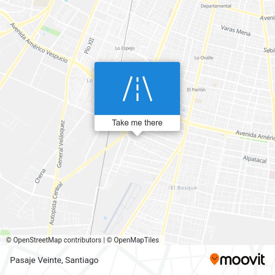 Mapa de Pasaje Veinte