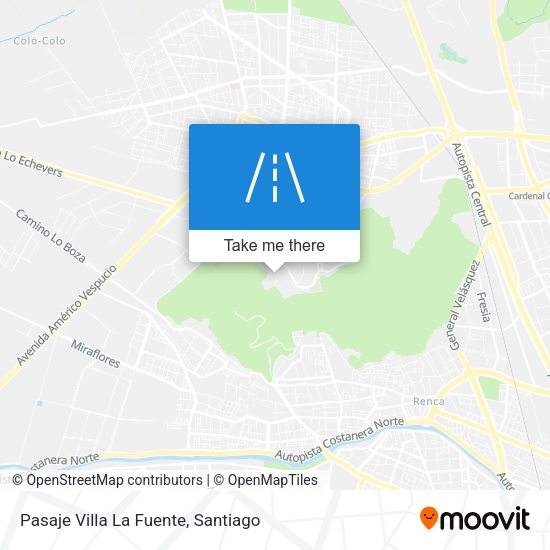 Mapa de Pasaje Villa La Fuente
