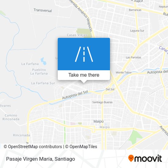 Pasaje Virgen María map