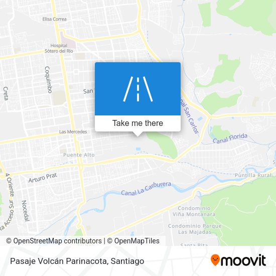 Mapa de Pasaje Volcán Parinacota