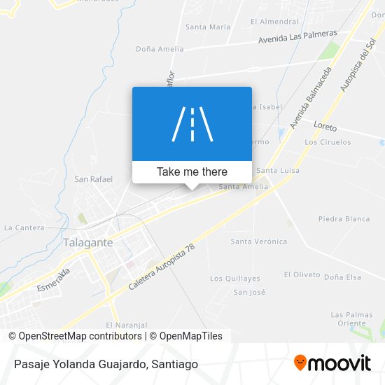 Mapa de Pasaje Yolanda Guajardo