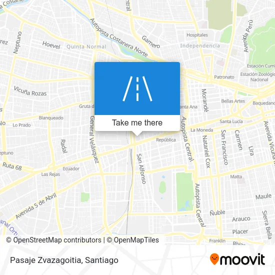 Mapa de Pasaje Zvazagoitia
