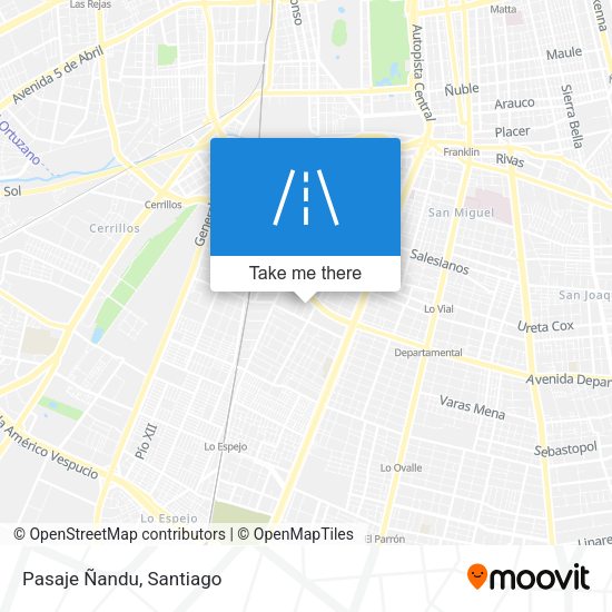 Mapa de Pasaje Ñandu