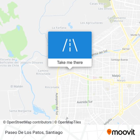Mapa de Paseo De Los Patos