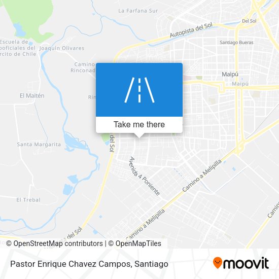 Pastor Enrique Chavez Campos map
