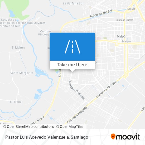 Pastor Luis Acevedo Valenzuela map