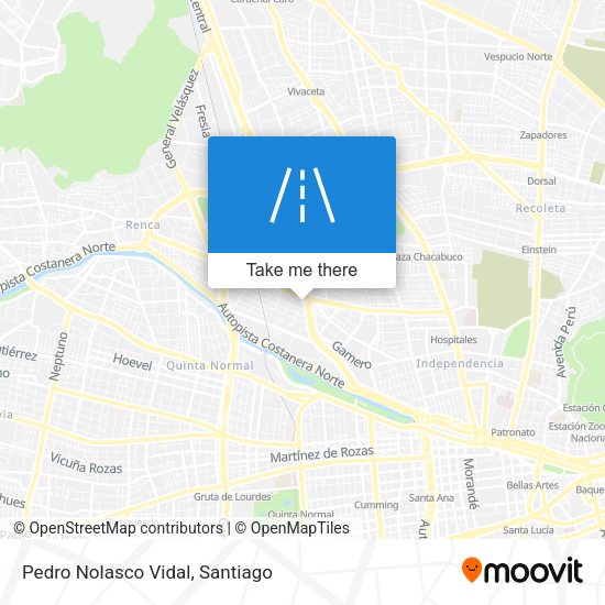 Mapa de Pedro Nolasco Vidal