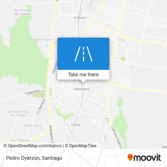 Mapa de Pedro Oyarzún