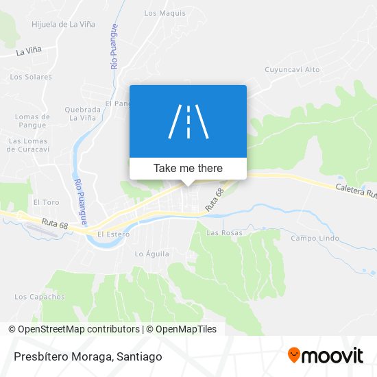 Presbítero Moraga map