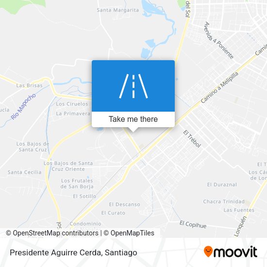 Presidente Aguirre Cerda map