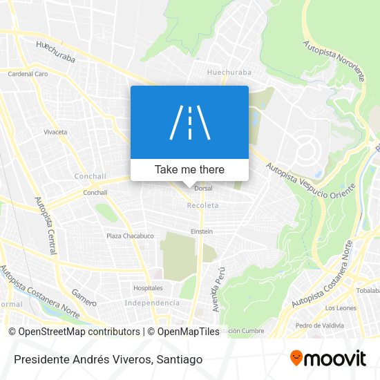 Presidente Andrés Viveros map