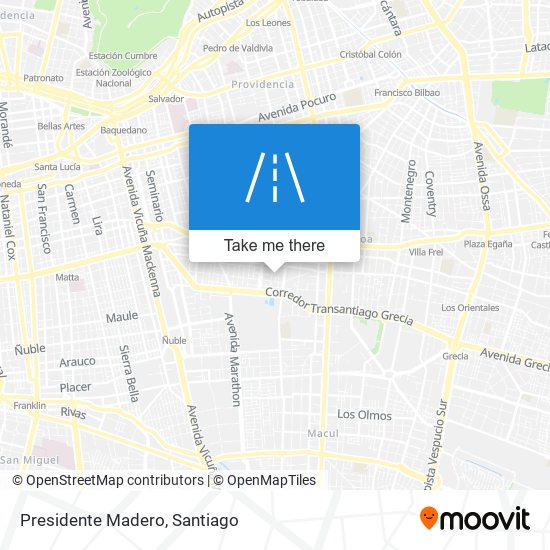 Presidente Madero map