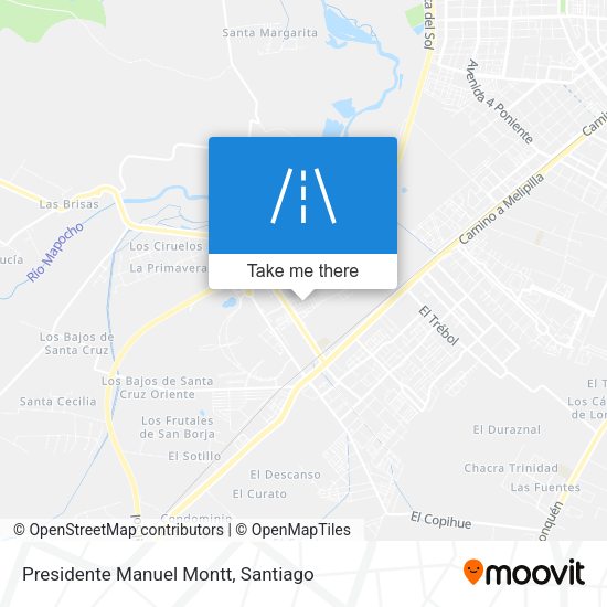 Presidente Manuel Montt map