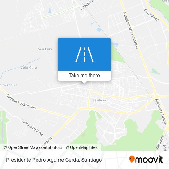 Presidente Pedro Aguirre Cerda map