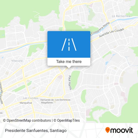 Mapa de Presidente Sanfuentes