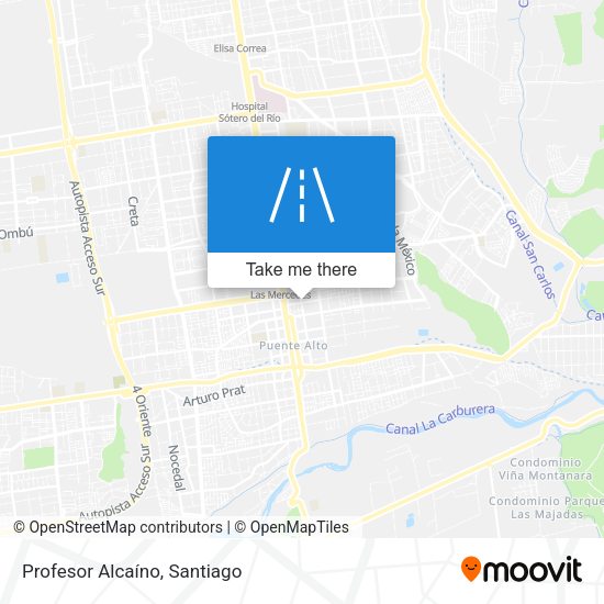 Mapa de Profesor Alcaíno