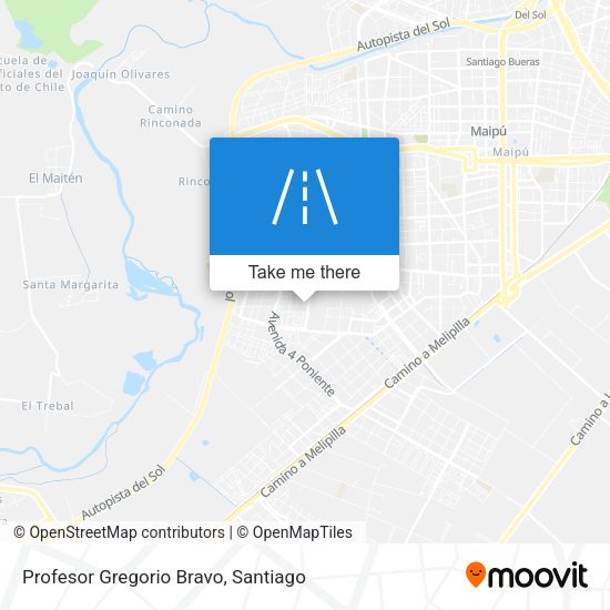 Profesor Gregorio Bravo map