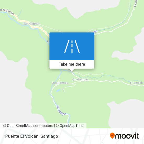 Mapa de Puente El Volcán