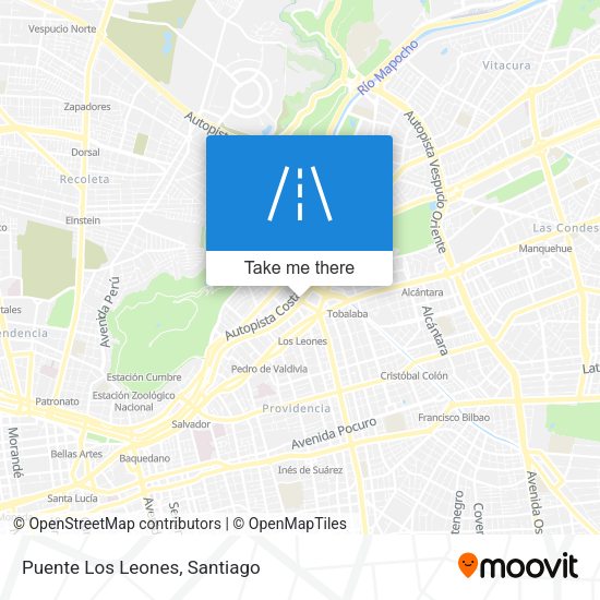 Mapa de Puente Los Leones