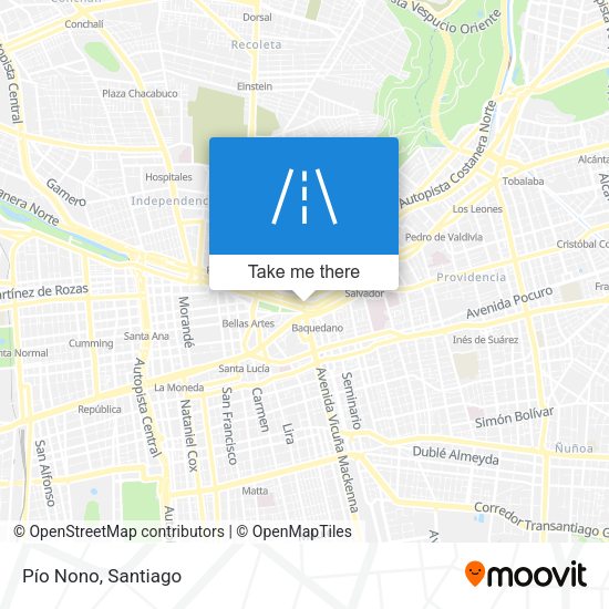 Mapa de Pío Nono