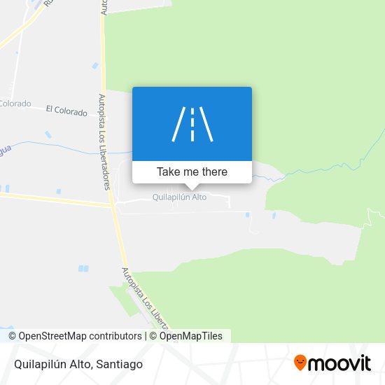 Quilapilún Alto map