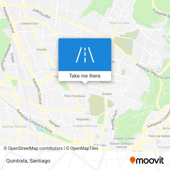 Mapa de Quintrala