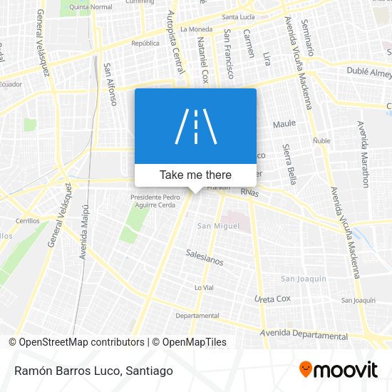 Ramón Barros Luco map