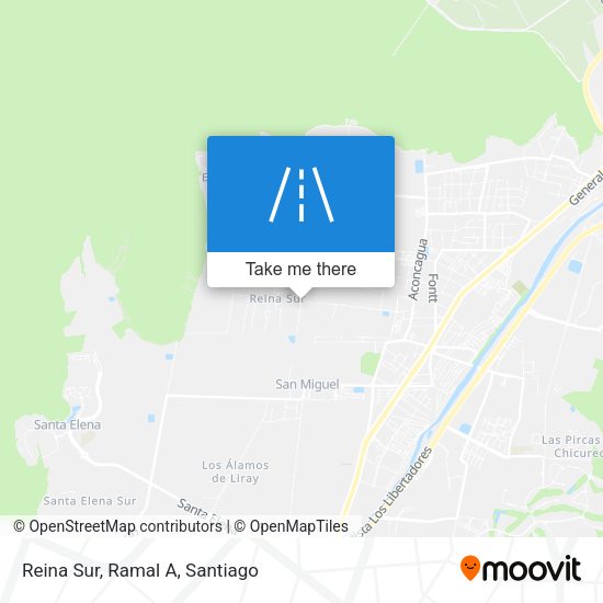 Mapa de Reina Sur, Ramal A