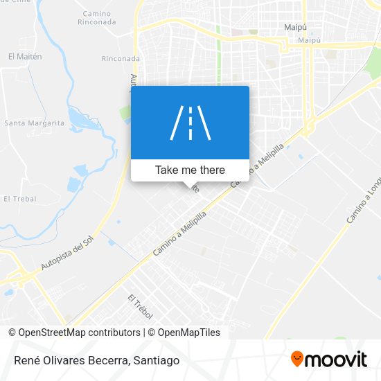 René Olivares Becerra map