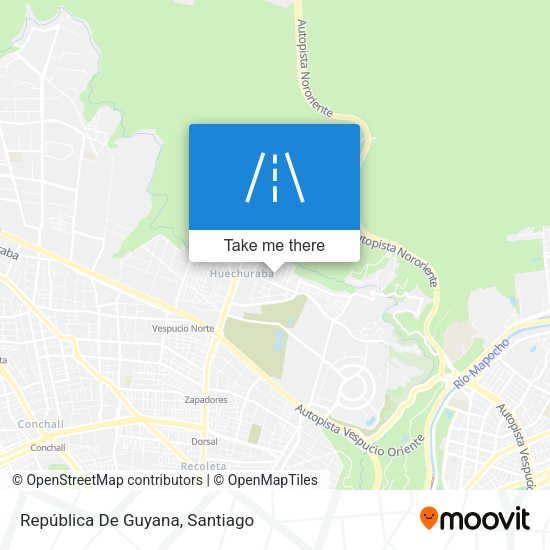 República De Guyana map