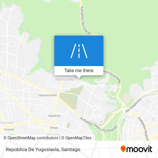 Mapa de República De Yugoslavia