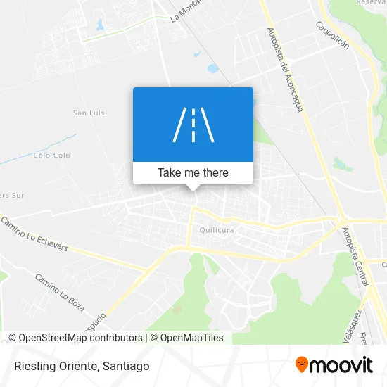 Riesling Oriente map