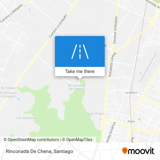 Rinconada De Chena map