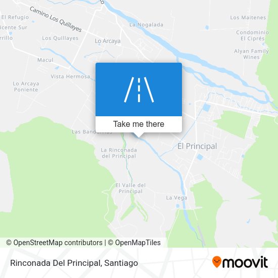 Rinconada Del Principal map