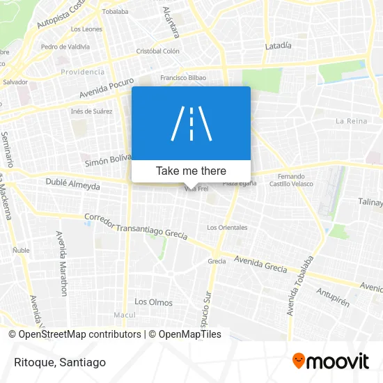 Mapa de Ritoque