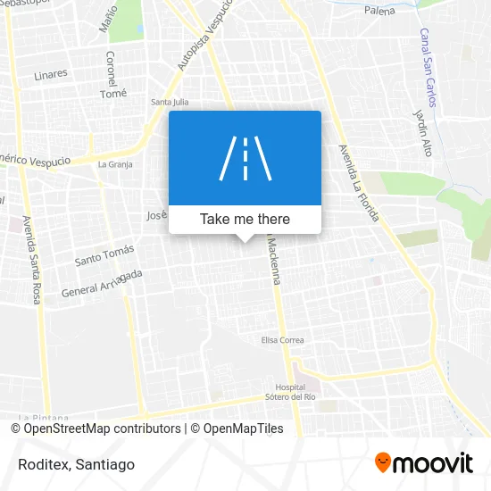 Roditex map