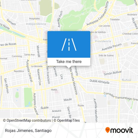 Mapa de Rojas Jimenes