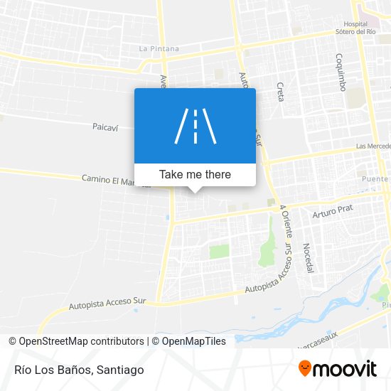 Río Los Baños map