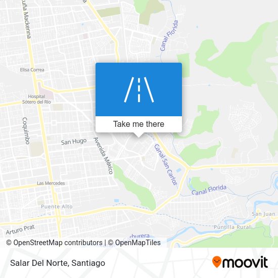 Mapa de Salar Del Norte