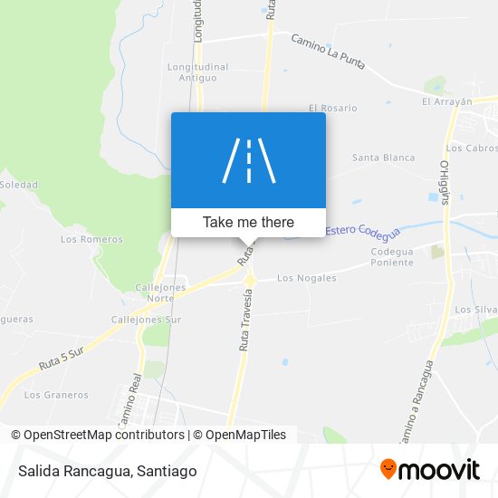 Mapa de Salida Rancagua