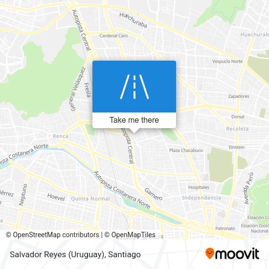 Salvador Reyes (Uruguay) map