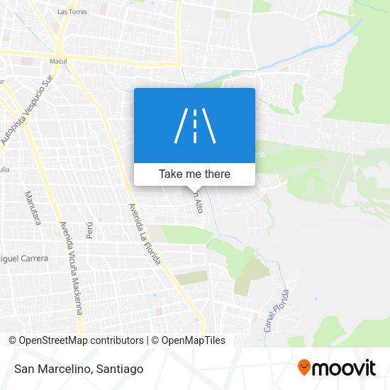 Mapa de San Marcelino