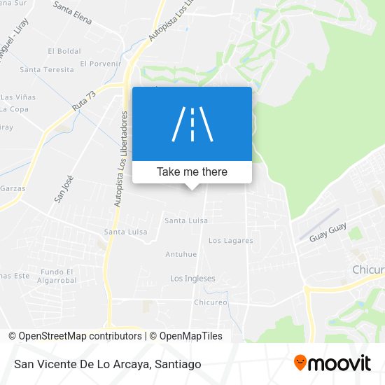 San Vicente De Lo Arcaya map