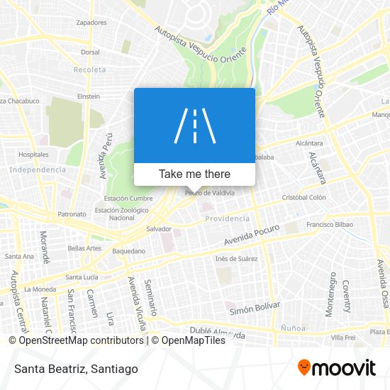 Mapa de Santa Beatriz