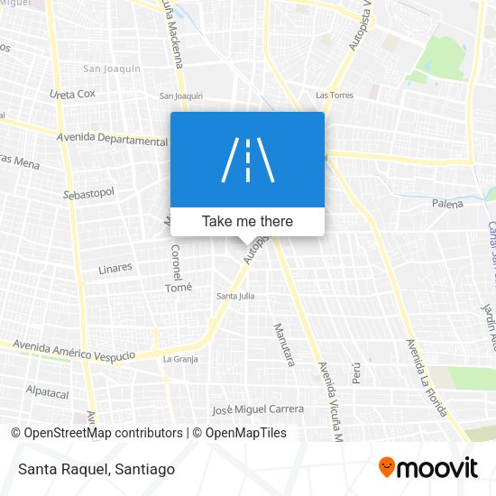 Mapa de Santa Raquel