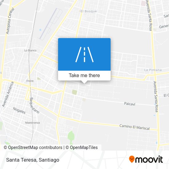 Mapa de Santa Teresa