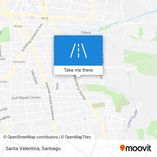 Mapa de Santa Valentina